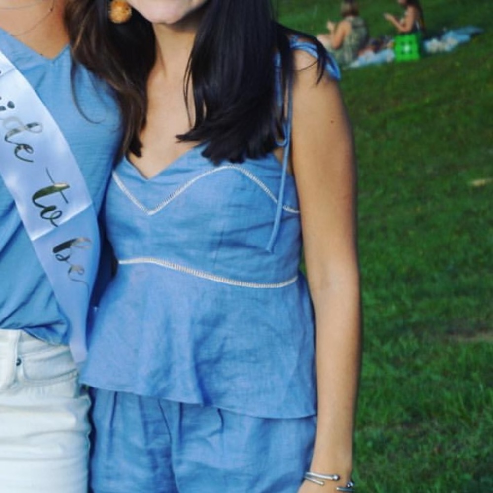 Blue 2 piece set (Karina Grimaldi)